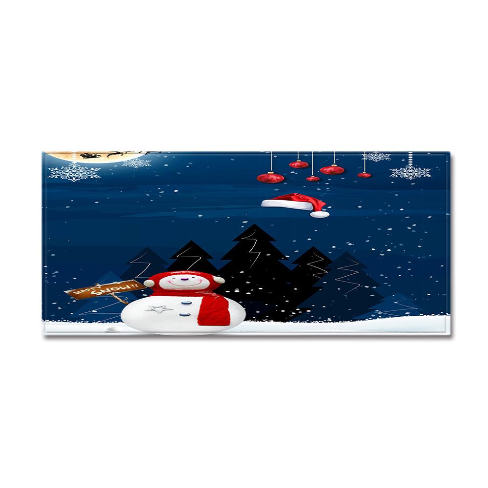 Christmas Kitchen Sand Carpet Doormat Long Floor Mat