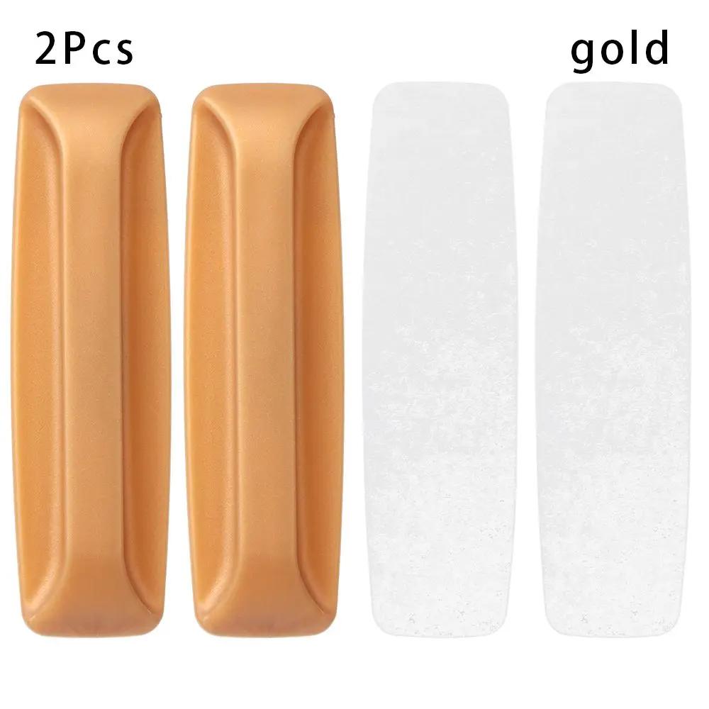 2Pcs/lot Multi-purpose Colorful Window Door Auxiliary Kitchen Drawer Knob Wardrobe Pulls Cabinet Pulls Self-adhesive Handles золотой