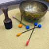 Double Head Friction Gong Mallet Soft Low Notes Gong Resonant Mallet Replacement Gong Wand for Sound Healing Tool