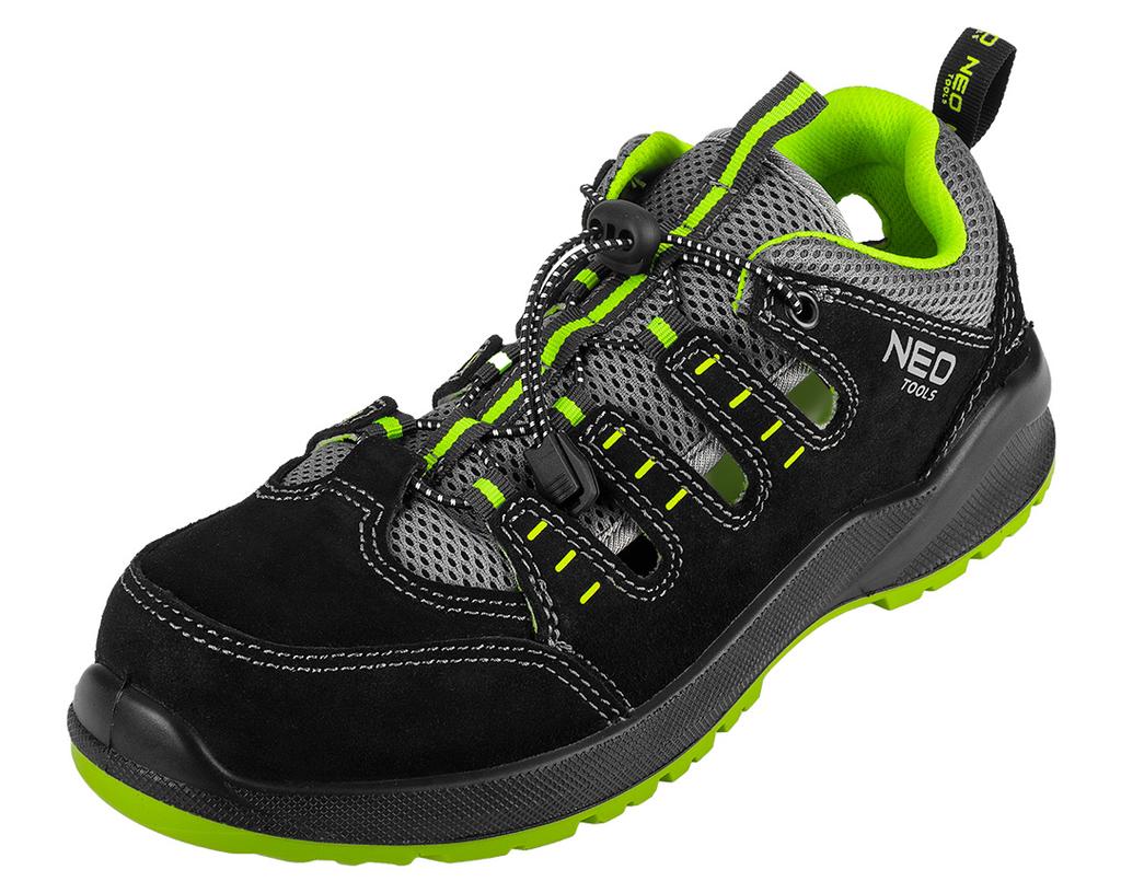 S1P SR work sandals, steel toe cap, steel anti-puncture insole, size 47