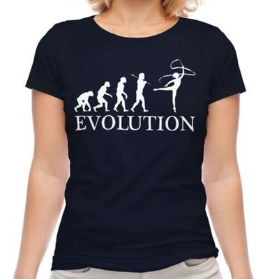 Gymnastics Rhythmic Ribbon Evolution Men Women T-shirt Gift