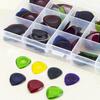 30pcs Guitar Picks ABS Plectrums with Storage Box Large Teardrop Shape Big Thickness 1mm 2mm 3mm Guitar Pick Accessories TMZ