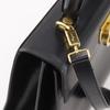 Salvatore Ferragamo Gancini Handbag O21.2181 2WAYShoulder black Calfskin Women Used