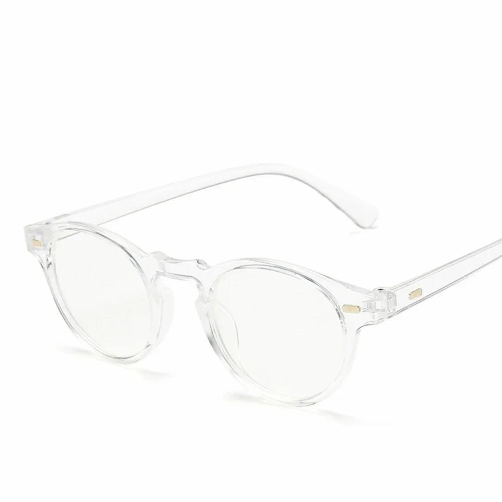 

Fashions Oval Small Stylish Sunglasses Pair Clear Classic UV400 Sun Glasses Trends Female Transparent Shades For Women