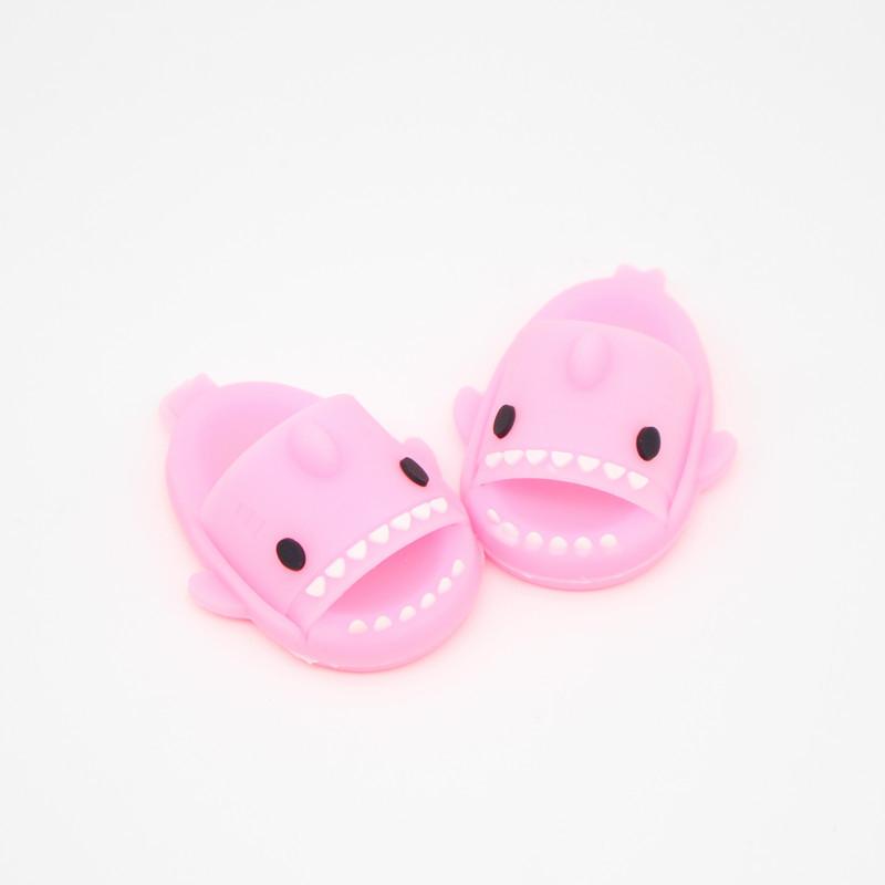Dollhouse Bjd Shark Shoes Cute Cartoon Small Cloth Ob11 Home Slippers Miniature Model