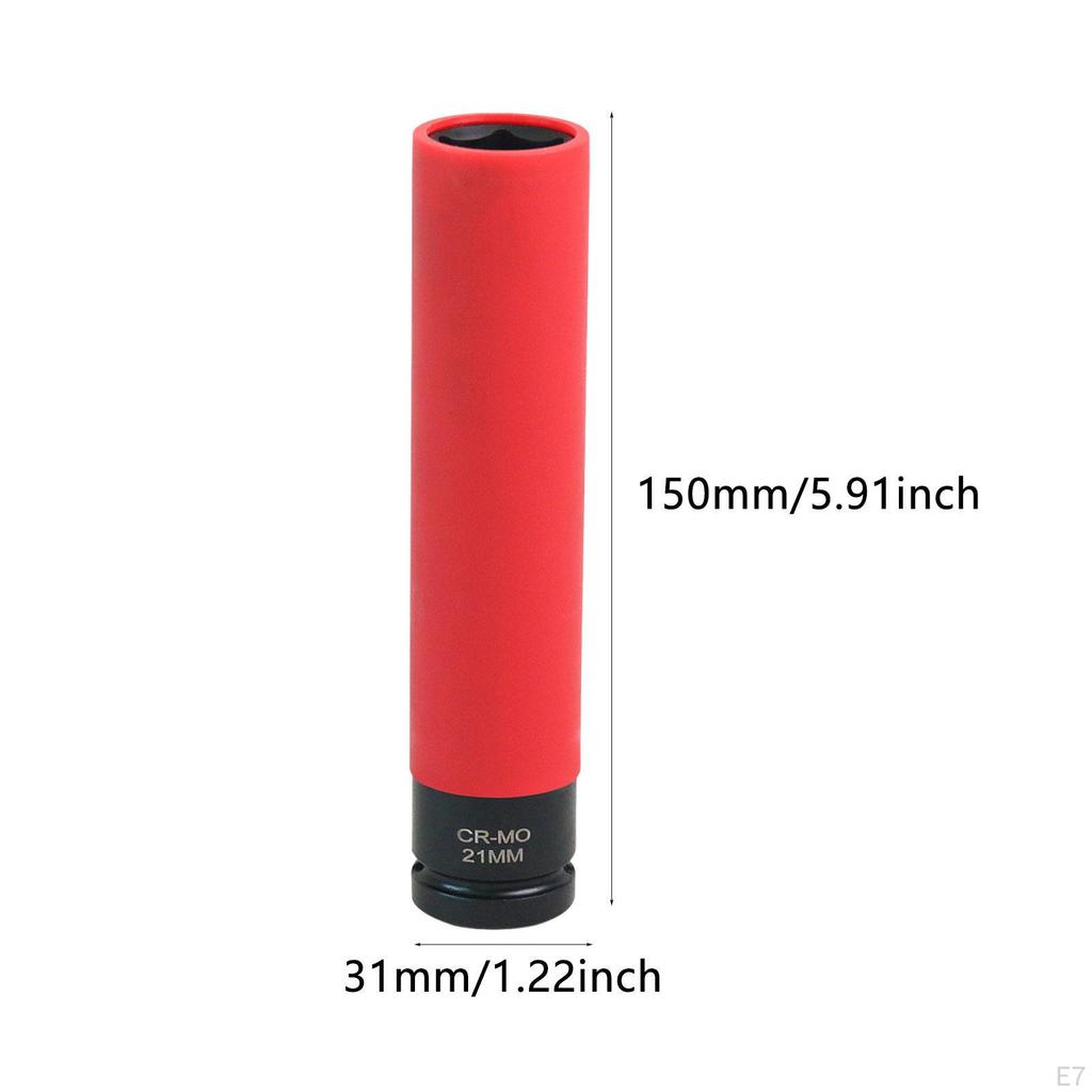 Wheel Protector Impact Sockets 1/2 Inch Drive Accessories Professional Easy To Use 6 Point