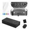 For Asus ROG Ally X Gaming Console TPU Protective Case With Kickstand and Front Cover +Tempered Film Shockproof Protector Shell
