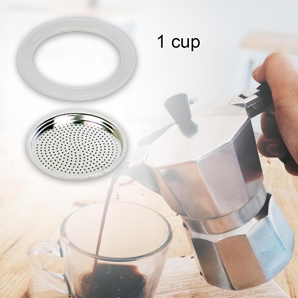 Aluminum Gasket Rings for Moka Pot, Reusable Coffee Accessory Cafes