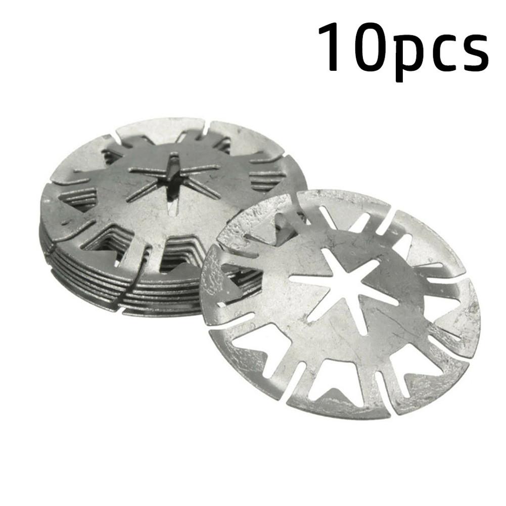 10x For Ford Undertray Exhaust Heat Shield Metal Spring Washer Fixing Clip Nut 30Mm Insulating METAL CLAMP Car Parts Ready Stock