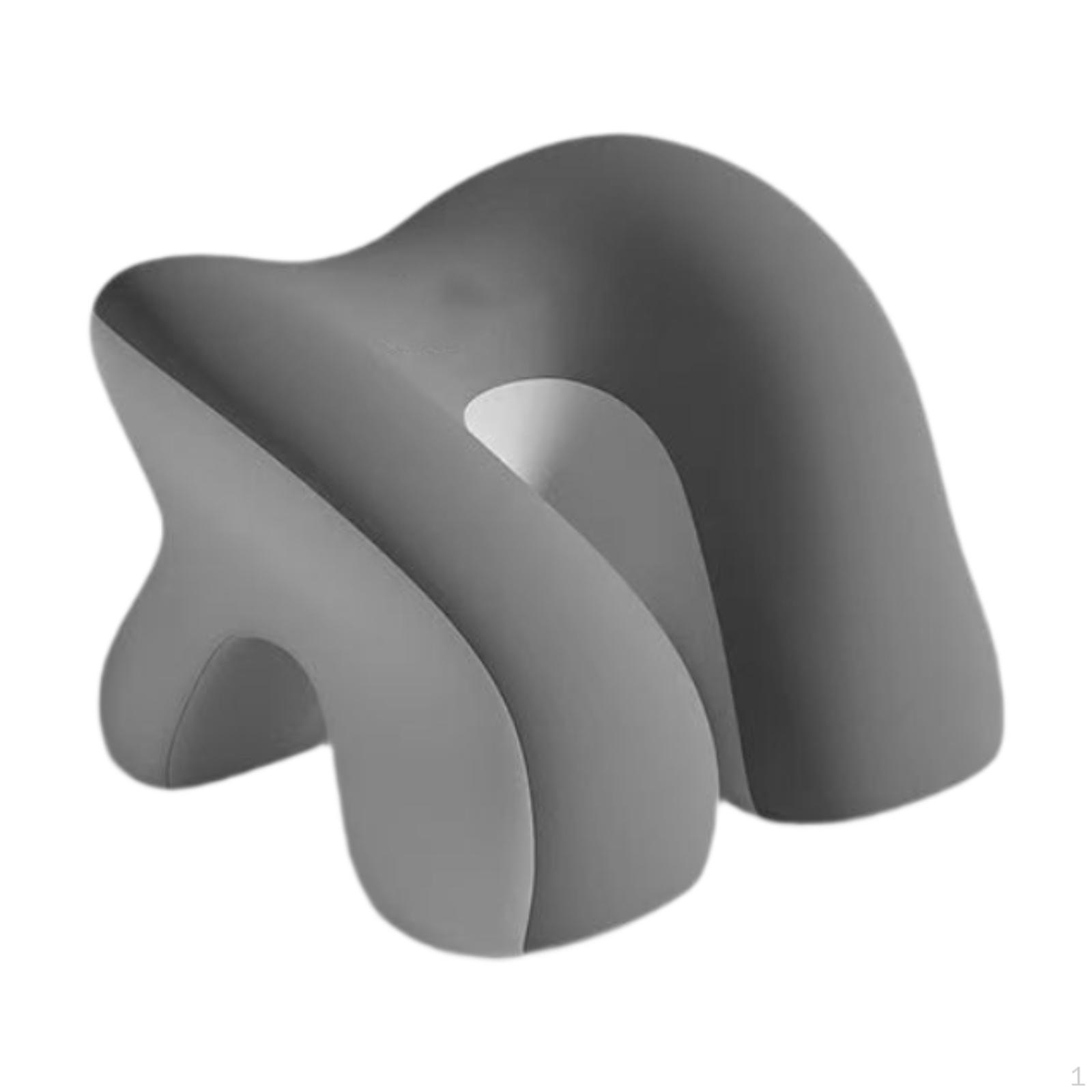 

Pillow for Desk, Face Pillow, Headrest, Multifunctional, Comfortable, Lounger Cushion, Office серый