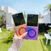 Suitable for Ultra thin Samsung Up and Down Folding Z FLIP 4 5 6 7 Gradient Chameleon High End Colorful Shell