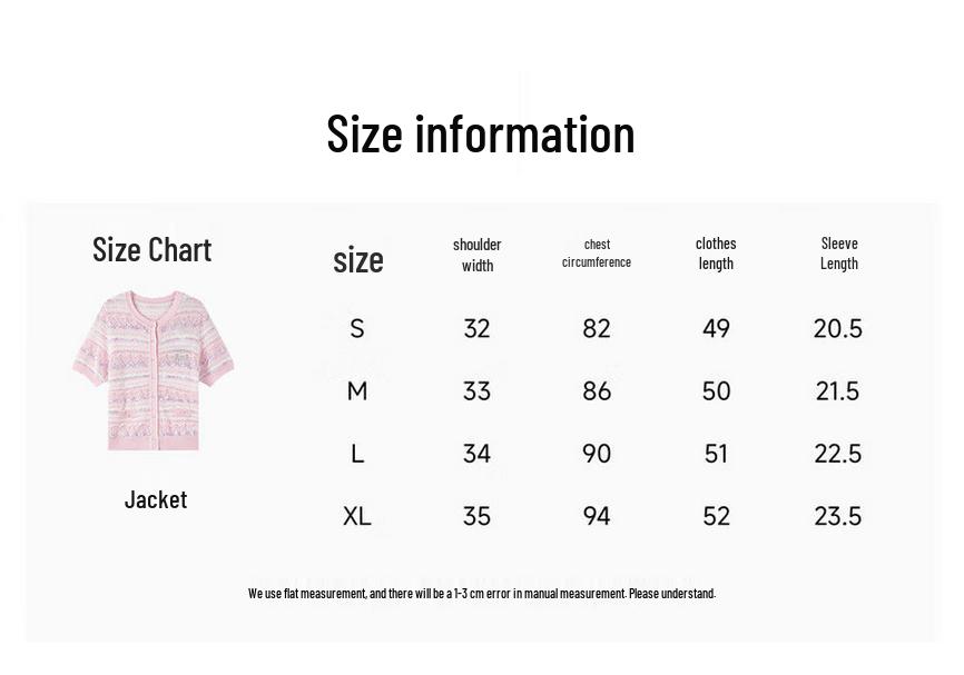 Women's Sweet Style Short Sleeve Knit Cardigan