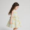 Deesha Girls' Sweet Floral A-line Sleeveless Cotton Dress