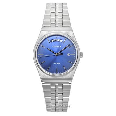 Standard Analog Stainless Steel Blue Dial Quartz MTP-B146D-2AV Men's Watch