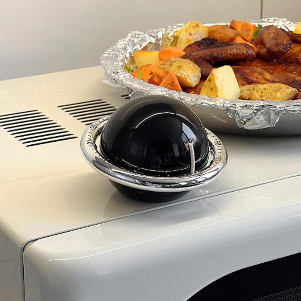 Star Shape Mechanical Remind Alarm Timer Magnetic 60 Minute Wind Up Timer Baking Countdown Reminder Student Time Manager Alarm Clock