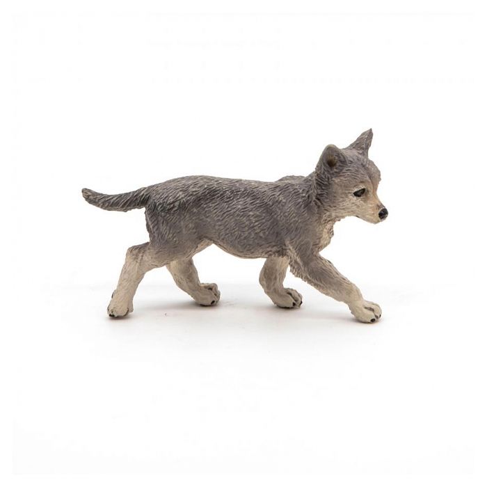 Figurine Bébé loup - PAPO - LA VIE SAUVAGE - Intérieur - Mixte - A partir de 3 ans