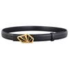 Fashion Leather Belt For Women With Smooth Buckle For Casual And Office Wear