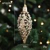 Cross-border Electroplated Christmas Tree Ornaments: Golden Snowflake & Reindeer Pendants