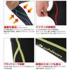 Phiten Sports Sleeve X30 Calf Supporter Black M Size for Men and Women, 2 Pieces, Ideal for Running and Sports Activities