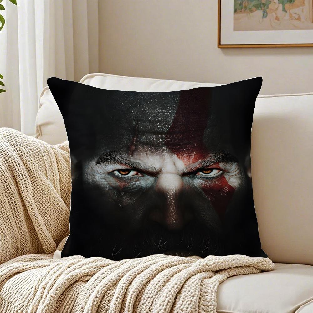 Game Mythological GGod of WWar Cushion Cover Pillowcase Antidustmite Living Room Sofa Decor Cushion Room