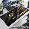 Custom Name Text Mouse Pad Boston Bruins Personalized Desk Pad For Work And Gaming