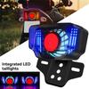Universal 12V Motorcycle LED Brake Tail Light Signal Light With Integrated License Plate Bracket