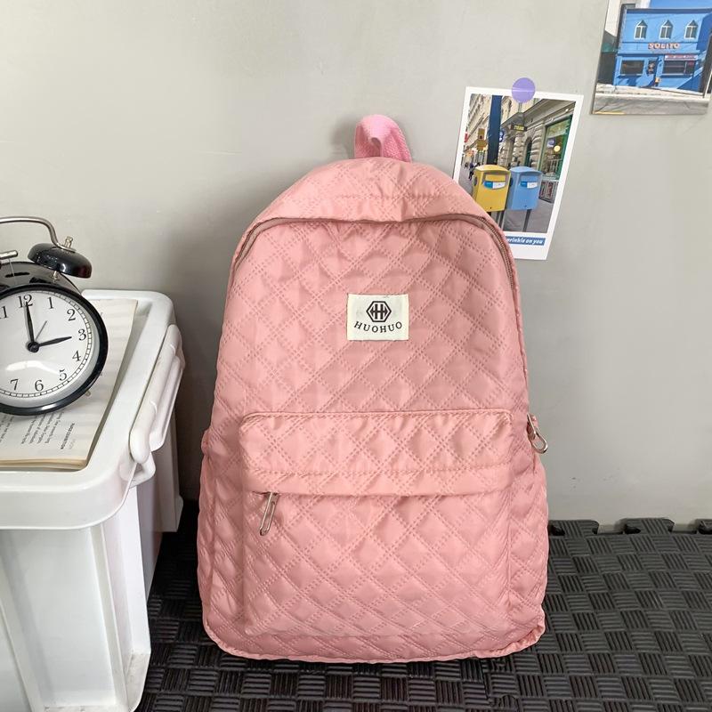 Schoolbag1011 New Trend Fashion Backpack Casual Simple Versatile Computer Backpack Large Capacity Chinese College Student School Bag