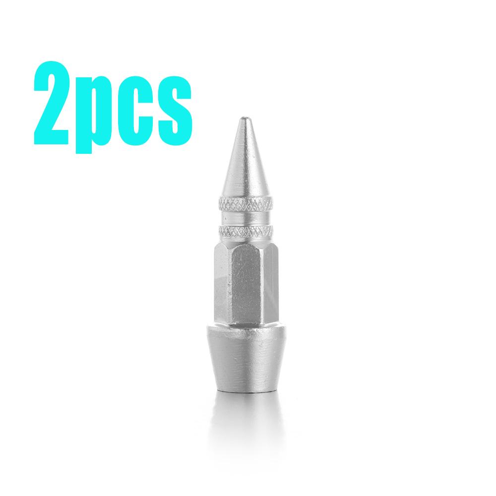 2/4pcs Long Pointed Tire Valve Caps for Automobiles and Motorcycles Tire Valve Cover Wear Parts Car Accessories