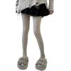 Women Vintage Twist Striped Pattern Jacquard Tights Winter Fall Opaque Pantyhose Stockings Slimming Leggings Hosiery