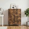 Sideboard Smoked Oak 66 x 34.5 x 91.5 cm Particleboard