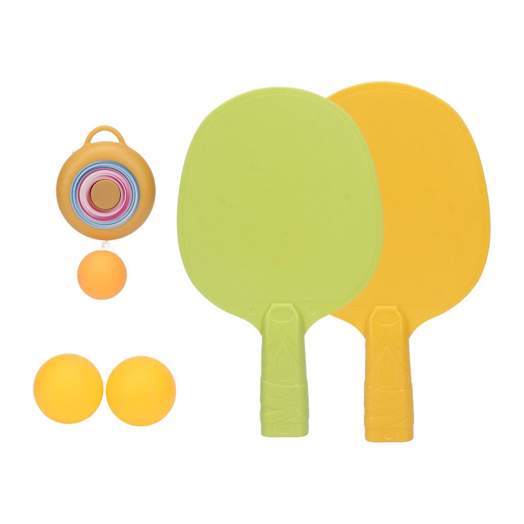 Indoor Hanging Table Tennis Hand Eye Coordination Toy 2 Racket Hanging Pingpong Trainer for Children Adult