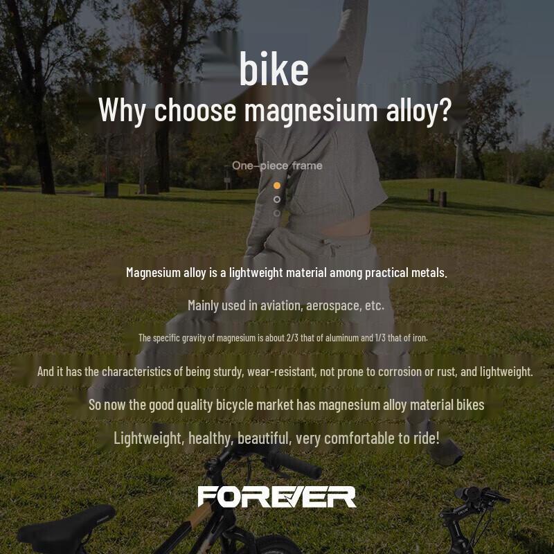 Forever 20-inch Magnesium Alloy Mountain Bike