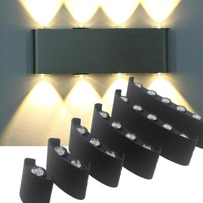 Außenleuchte, Wandleuchte, Gartendekoration, LED-Licht, Lampe mit Sonnenlicht, IP65, wasserdicht, Lampe für den Garten, dekorative Lichter