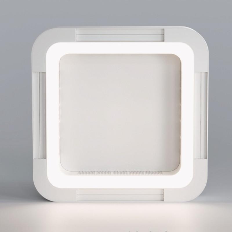 Intelligent Dimming Lighting Fan Household Energy Saving Bladeless Ceiling Fan Light 6 Speed Frequency Conversion Fan Lamp
