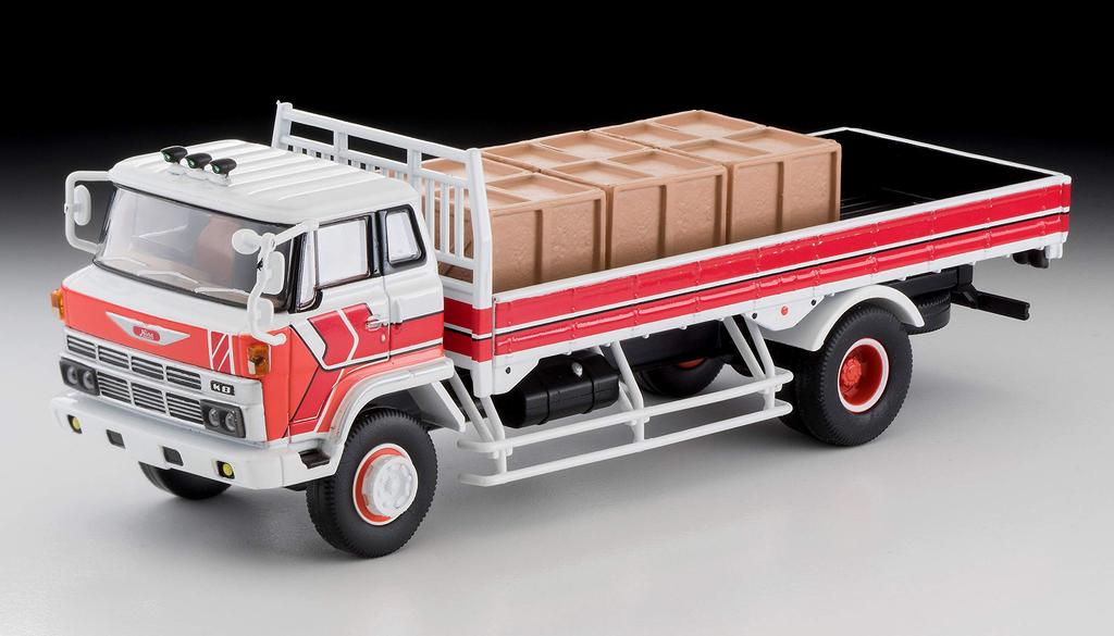 Tomica Limited Vintage Neo Scale Hino KB324 Finished 312895 1/64 LV-N44d Truck, White/Red, Model,