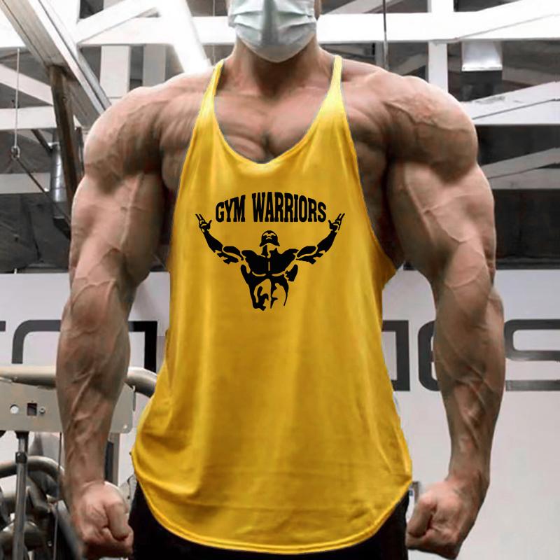 Mens Sports Sleeveless Shirt Professional Gym Vest with Narrow Straps for Training Running Workout