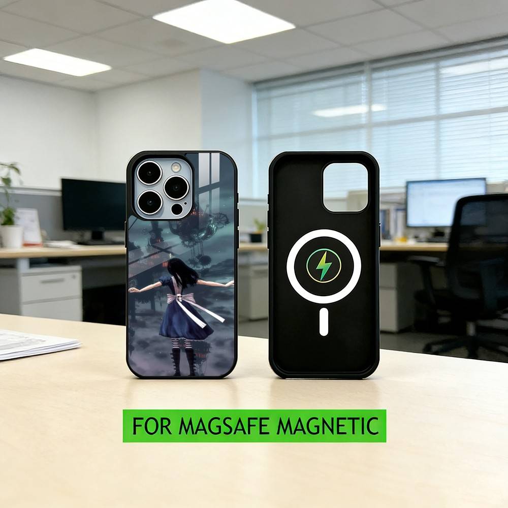 A-Alice M-Madness R-Returns  Phone Case For iPhone17,16,15,14,13,12,11 Plus,Pro Magnetic with Magsafe Wireless Charging