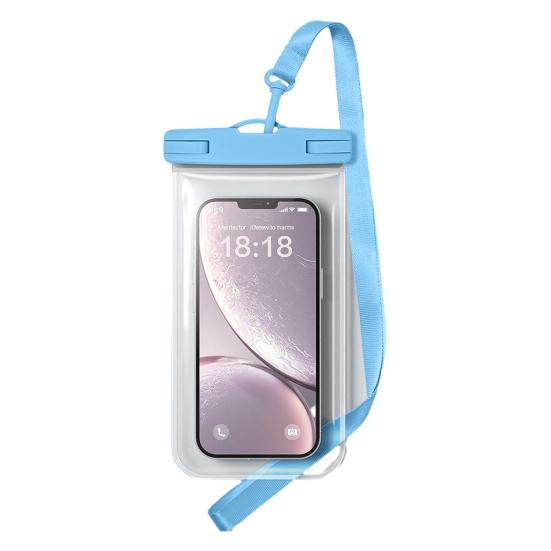 Waterproof Cell Phone Pouch Underwater Cell Phone Dry Bag Case Lanyard Beach Swimming Kayaking Boating Clear Phone Holder Protector