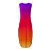 Women Sleeveless Casual Maxi Dress Round Neck Printed Beachwear Summer Long Dress with Side Pockets Lightweight Loose Fit