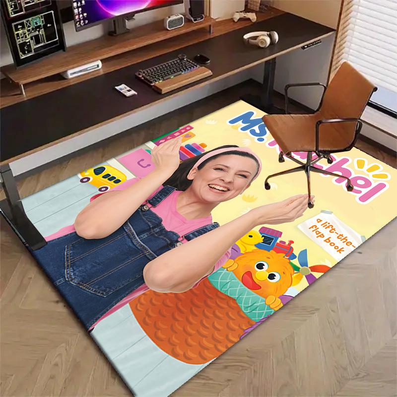 1pc Ms Rachel3 Design Printed Area Rug Carpet for Bedroom Living Room Home Decor Rugs Mat Non Slip Mat Rug for Bedside
