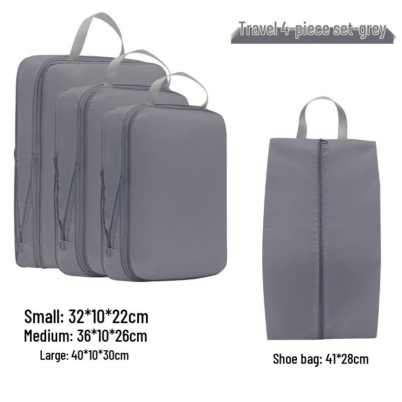 Multi-functional Waterproof Storage Bag Set for Clothes & Shoes - Compression & Space-saving for Business Trips