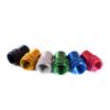 Mountain bike Schrader Valve caps,colored aluminum alloy round valve cover,Schrader Valve covers for bikes,dust caps