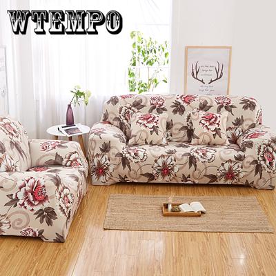 Elastic Sofa Cover Printed Slipcover Corner Sofa Cover Stretch Furniture Cover 1/2/3/4 Seater