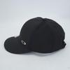 OAKLEY SKULL METAL CAP 25.0, Semi-Flat Brim, Metal Ellipse & Skull Embroidery, Mesh Panels, Adjustable (Color BLACKOUT 02E), Size Free