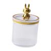 Makeup Pads Holder Container Case Portable Decor Multipurpose Storage Box for Balls Tabletop Office