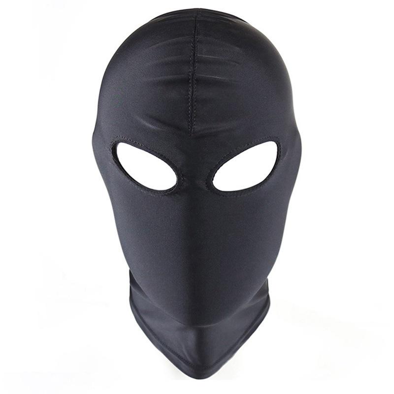 

Жіноча еластична еротична маска з відкритим ротом та очима, повне покриття для флірту пар