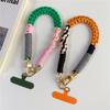 Strong Sturdy Pure Hand Thick Braided Mobile Phone Rope Hand Bag Pendent Short Phone Lanyard Creative Wrist Strap Outdoor Chain
