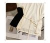 V-Neck Soft, Skin-Friendly Short-Sleeve T-Shirt with Back Waist Tie - Women's Summer 2026 New Style