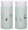 Skater Stainless Steel Mug Bottle 350ml Easy To Hold Octagonal Insulated Water Bottle Rilakkuma Fluffy Balloon STO469278
