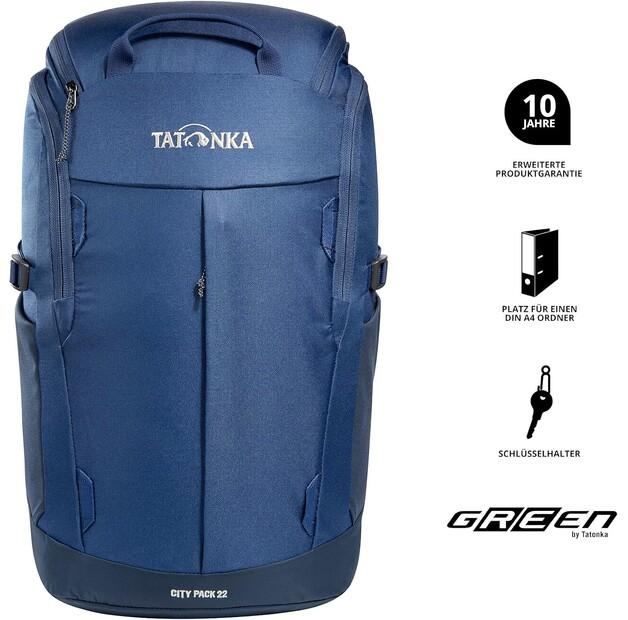 Рюкзак Tatonka City Pack 22 darker blue/navy (1640.374)